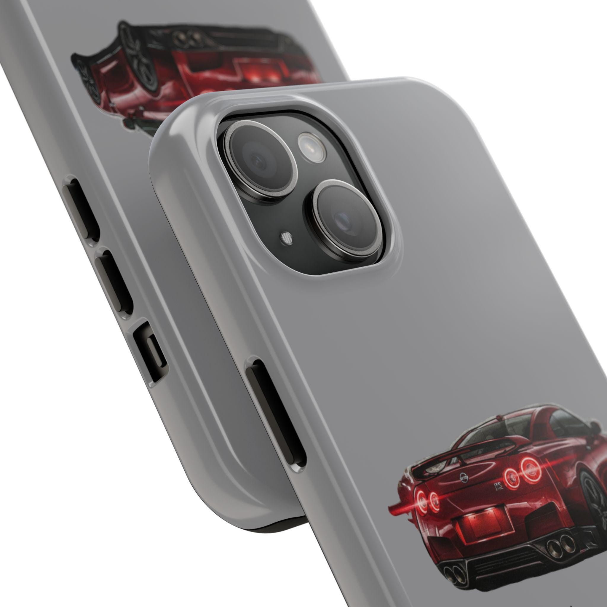 Red Sports Car illustration Tough Phone Case | 'One day, this will be mine'