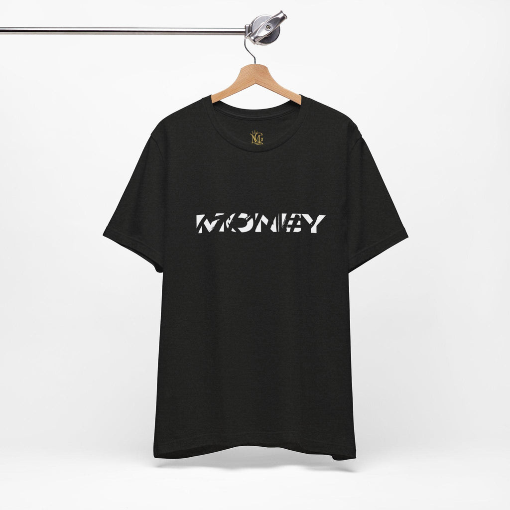 Money stencil logo Tee | Black graphic shirt