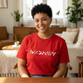 Money stencil logo Tee | Black graphic shirt