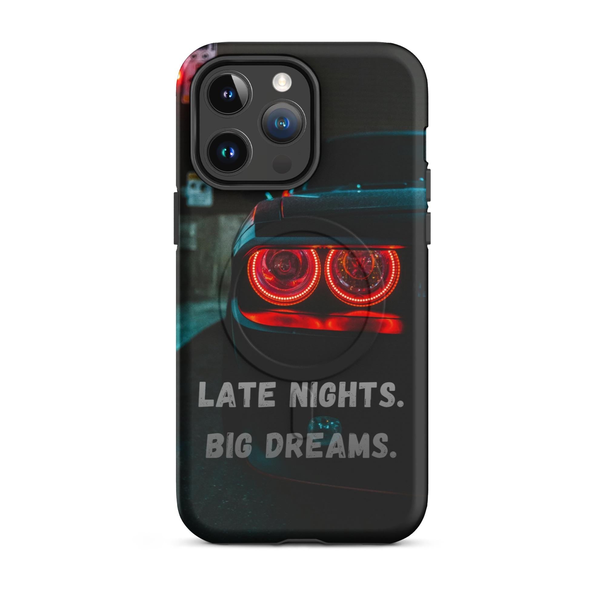Challenger Muscle Car Phone Case – Late Nights Big Dreams Iphone Cover