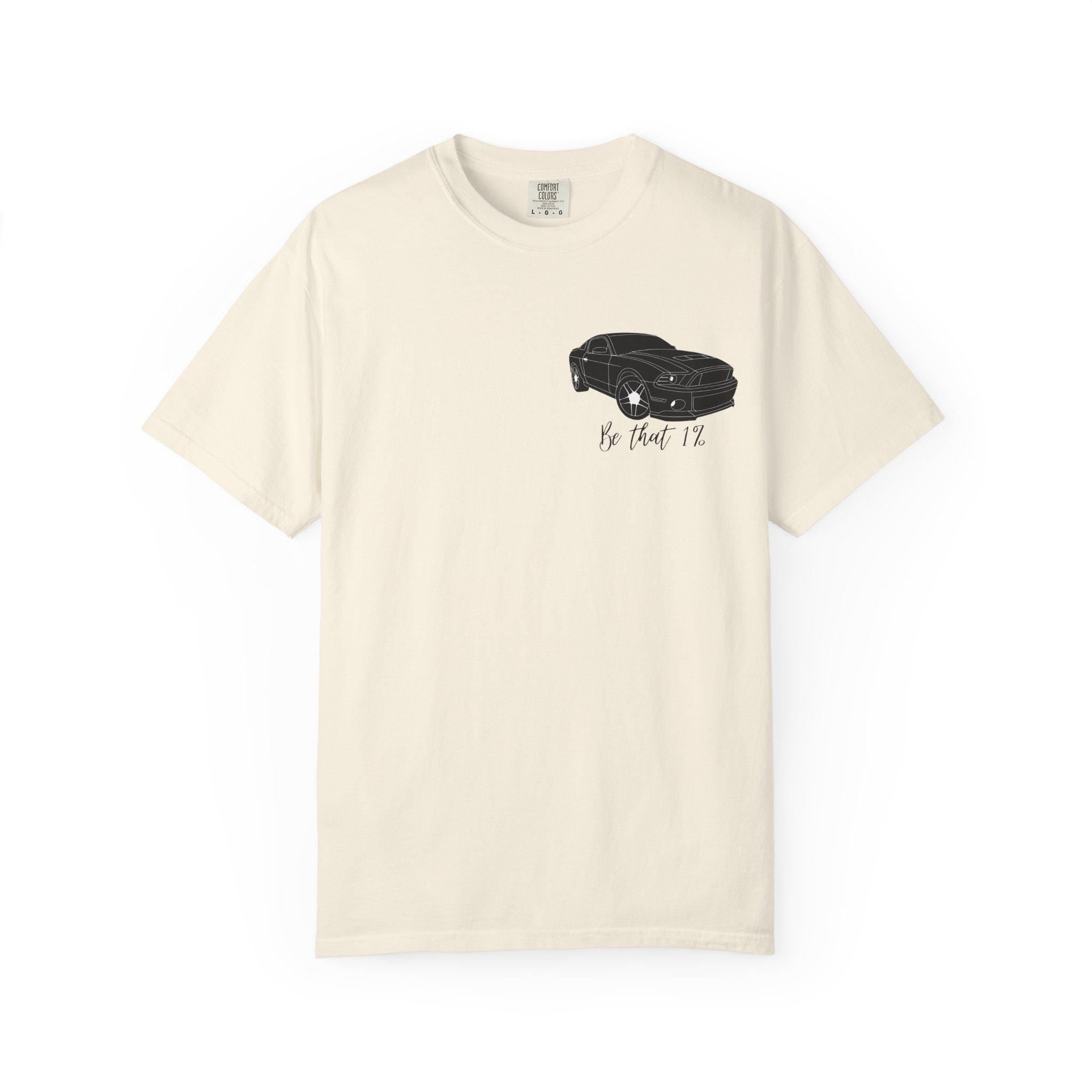 Vintage Muscle Car sketch T-Shirt | Small Front Pocket Graphic