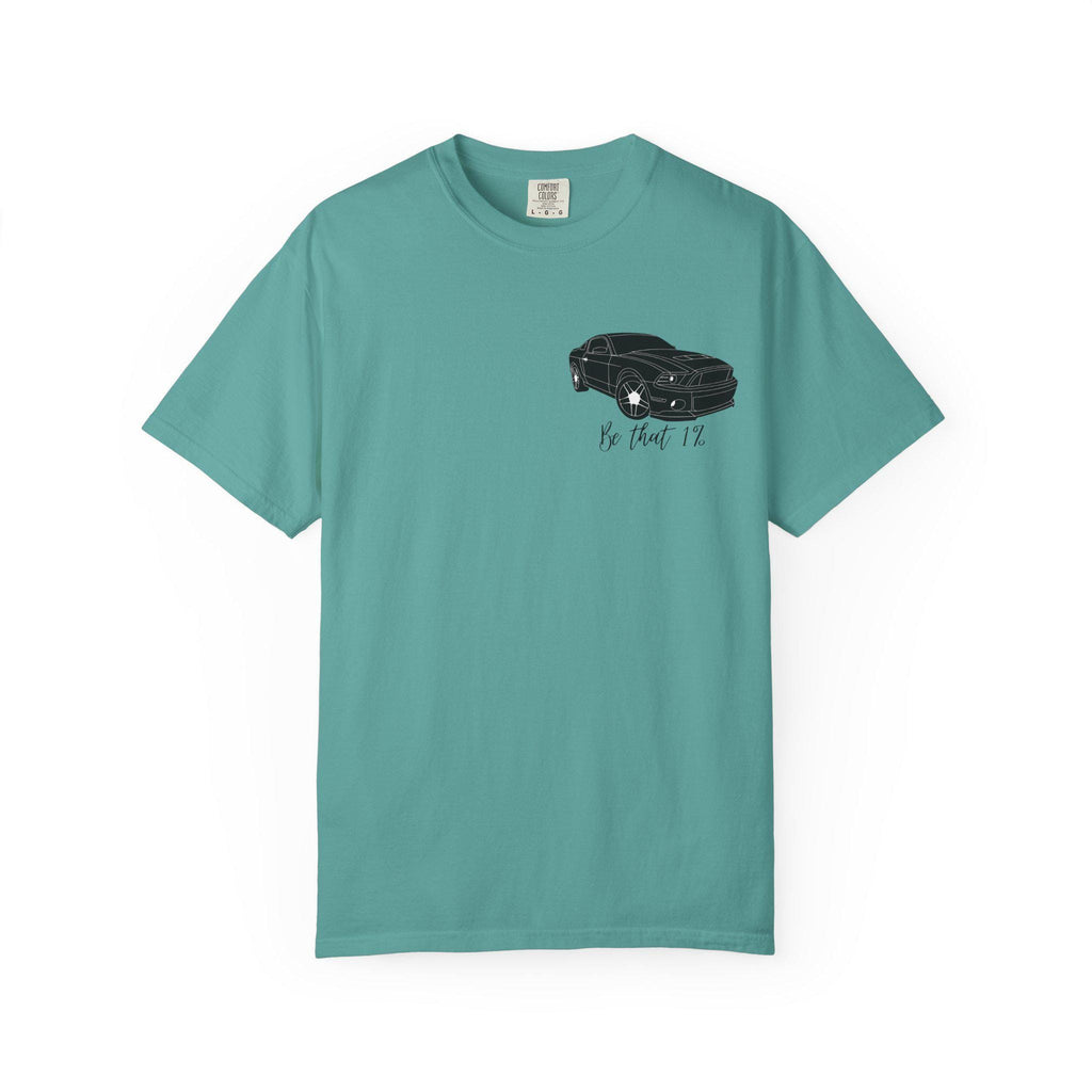 Vintage Muscle Car sketch T-Shirt | Small Front Pocket Graphic