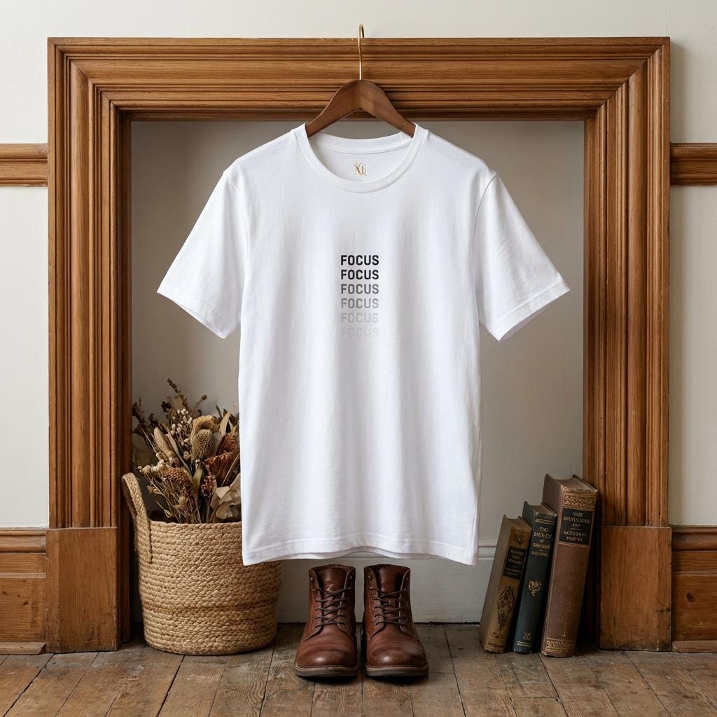 Focus | Minimal Motivational Shirt