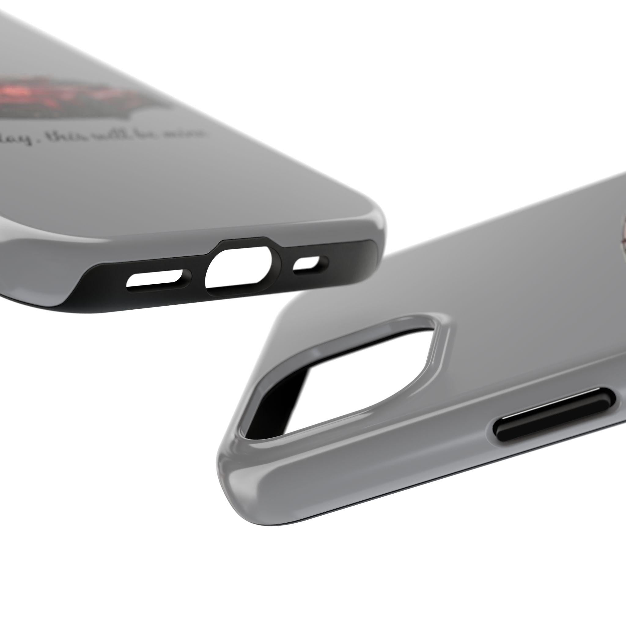 Red Sports Car illustration Tough Phone Case | 'One day, this will be mine'