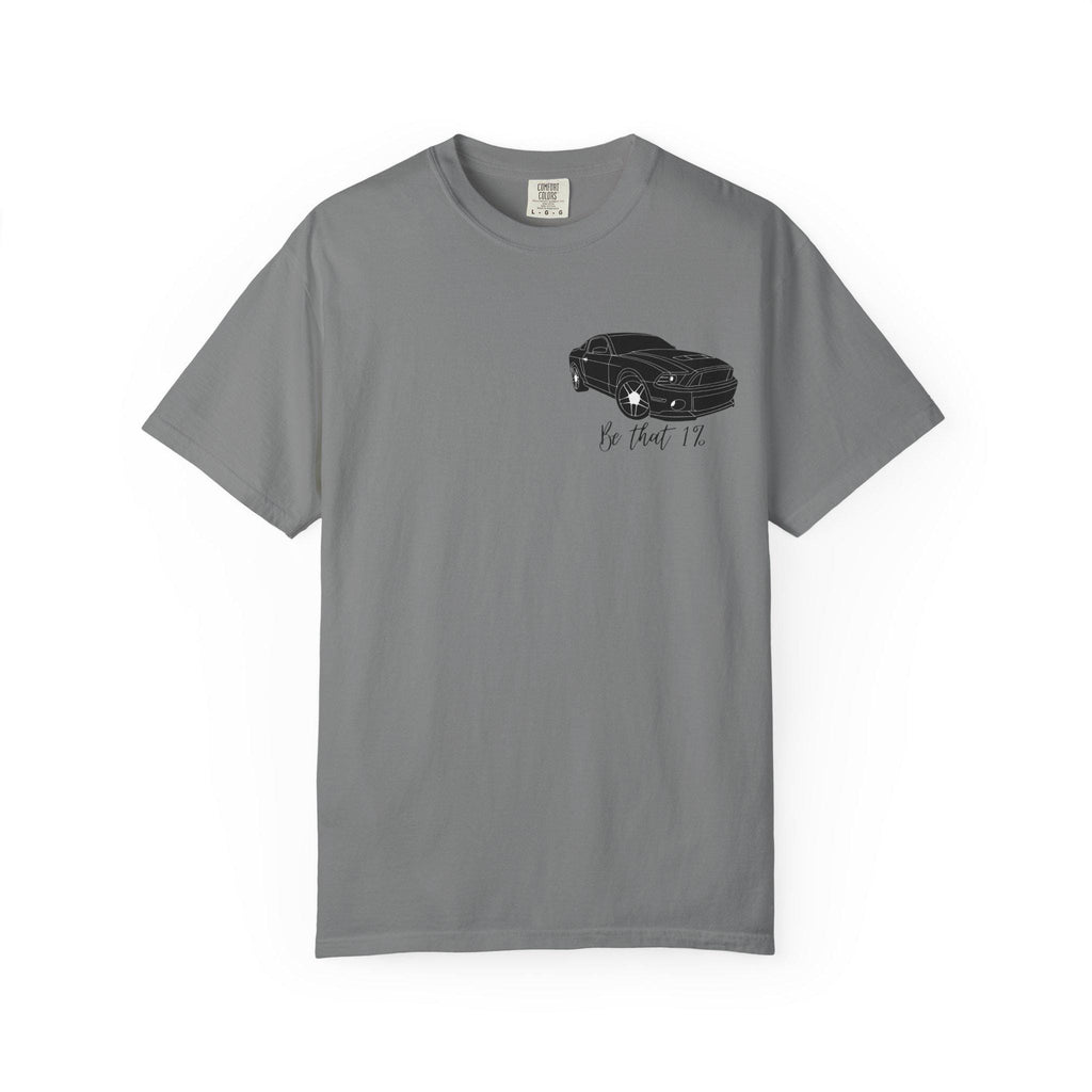 Vintage Muscle Car sketch T-Shirt | Small Front Pocket Graphic