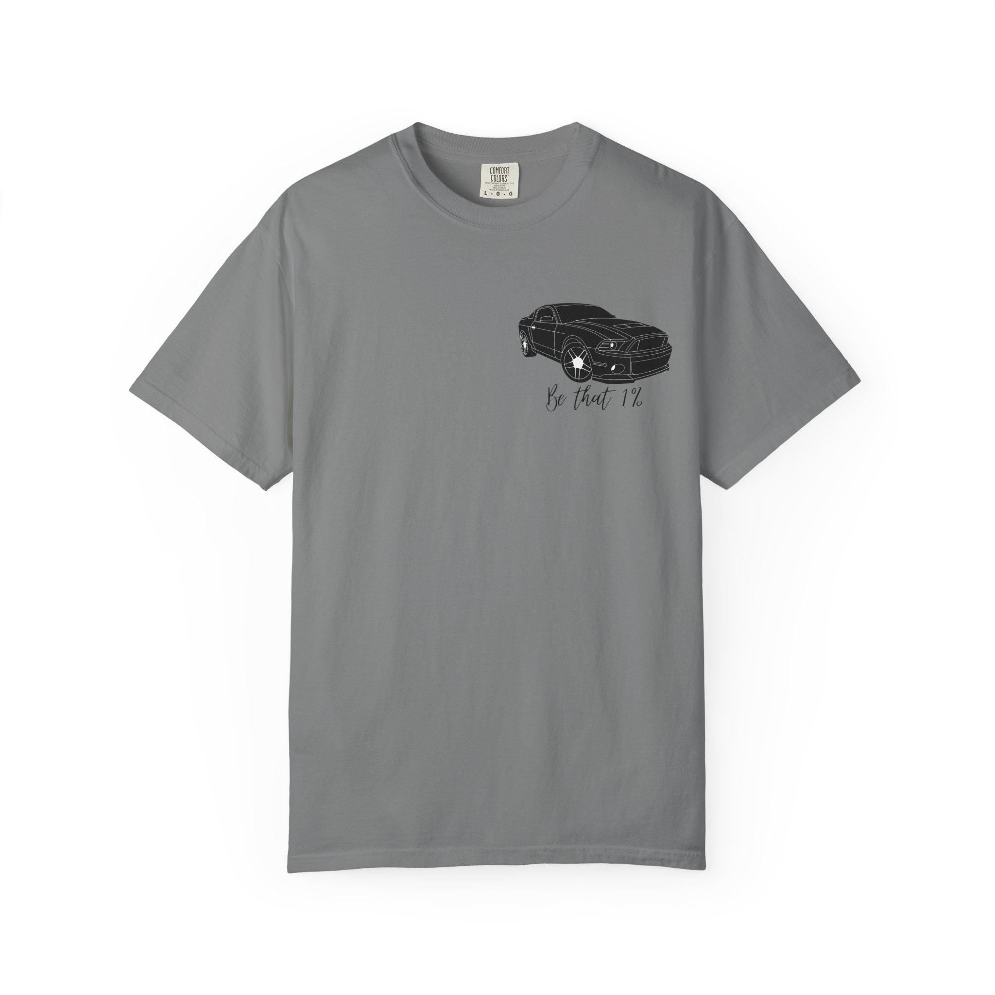 Vintage Muscle Car sketch T-Shirt | Small Front Pocket Graphic