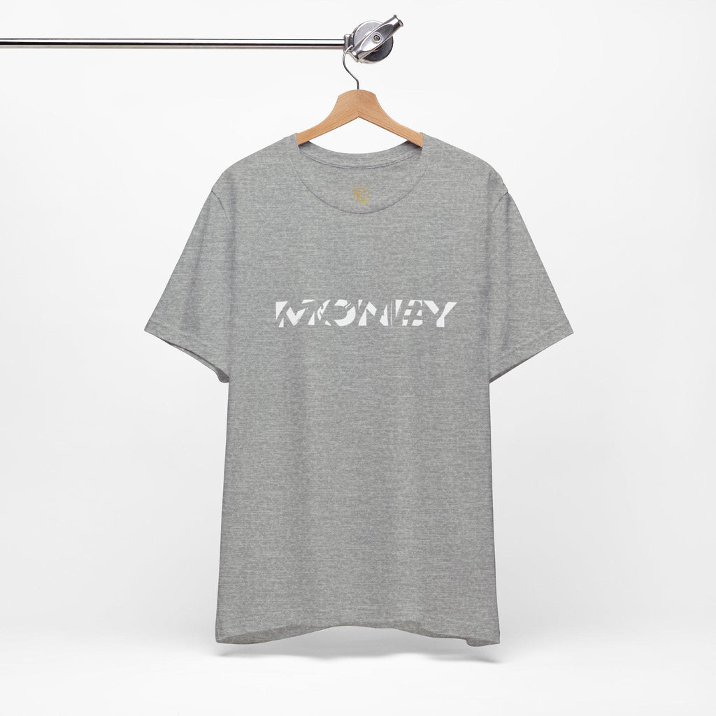 Money stencil logo Tee | Black graphic shirt