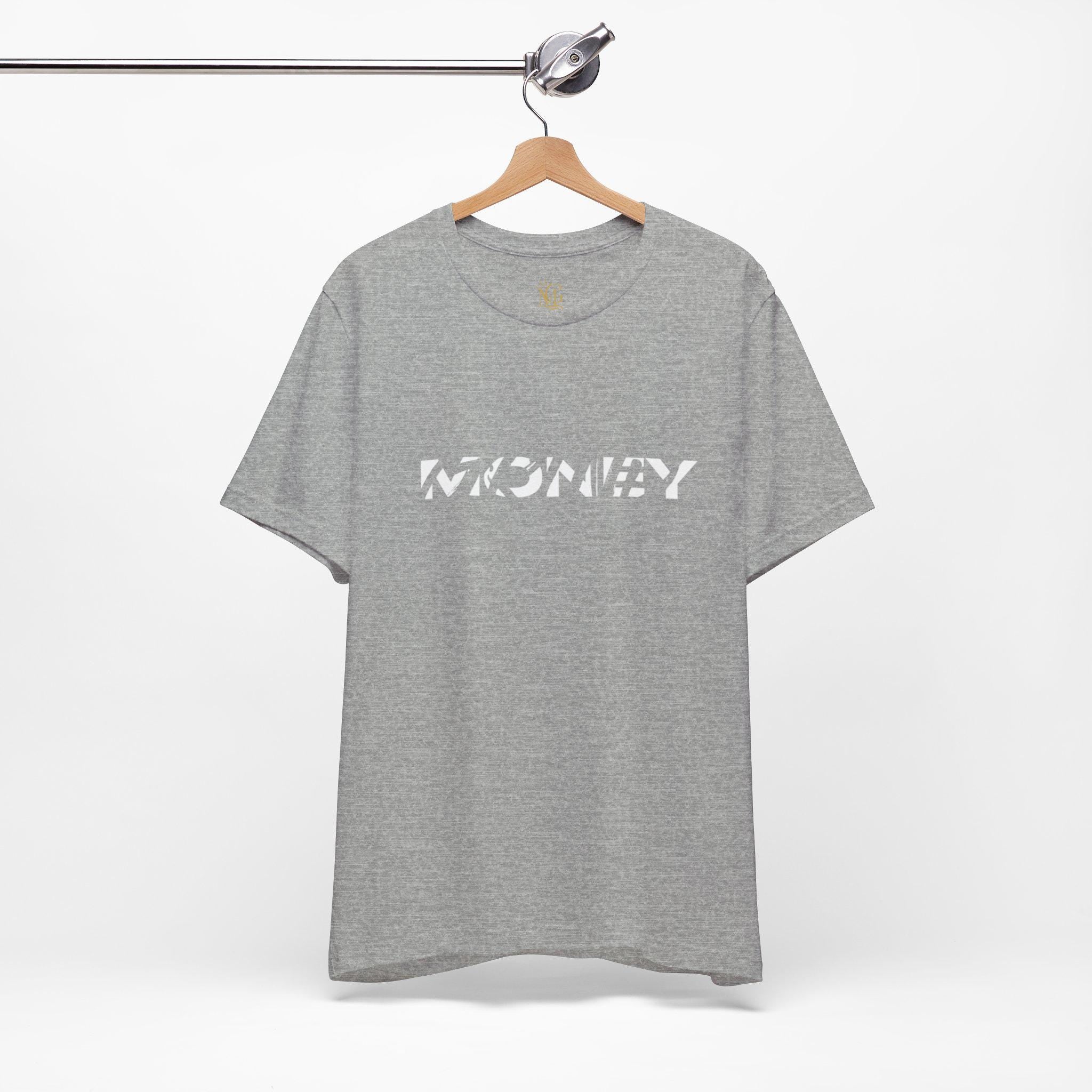 Money stencil logo Tee | Black graphic shirt
