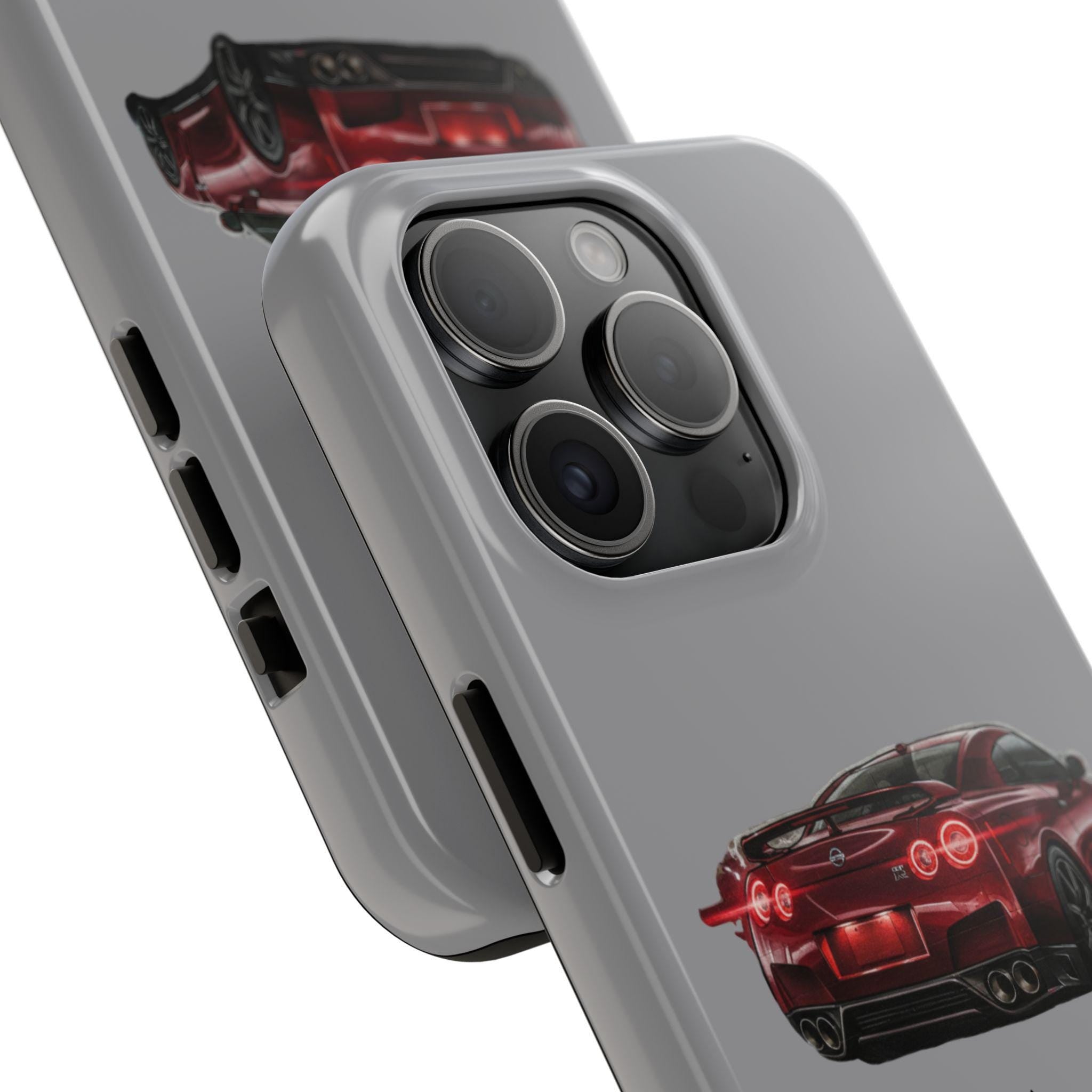 Red Sports Car illustration Tough Phone Case | 'One day, this will be mine'