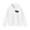 Black Car Sketch Hoodie | Minimal Vintage Muscle Car Illustration