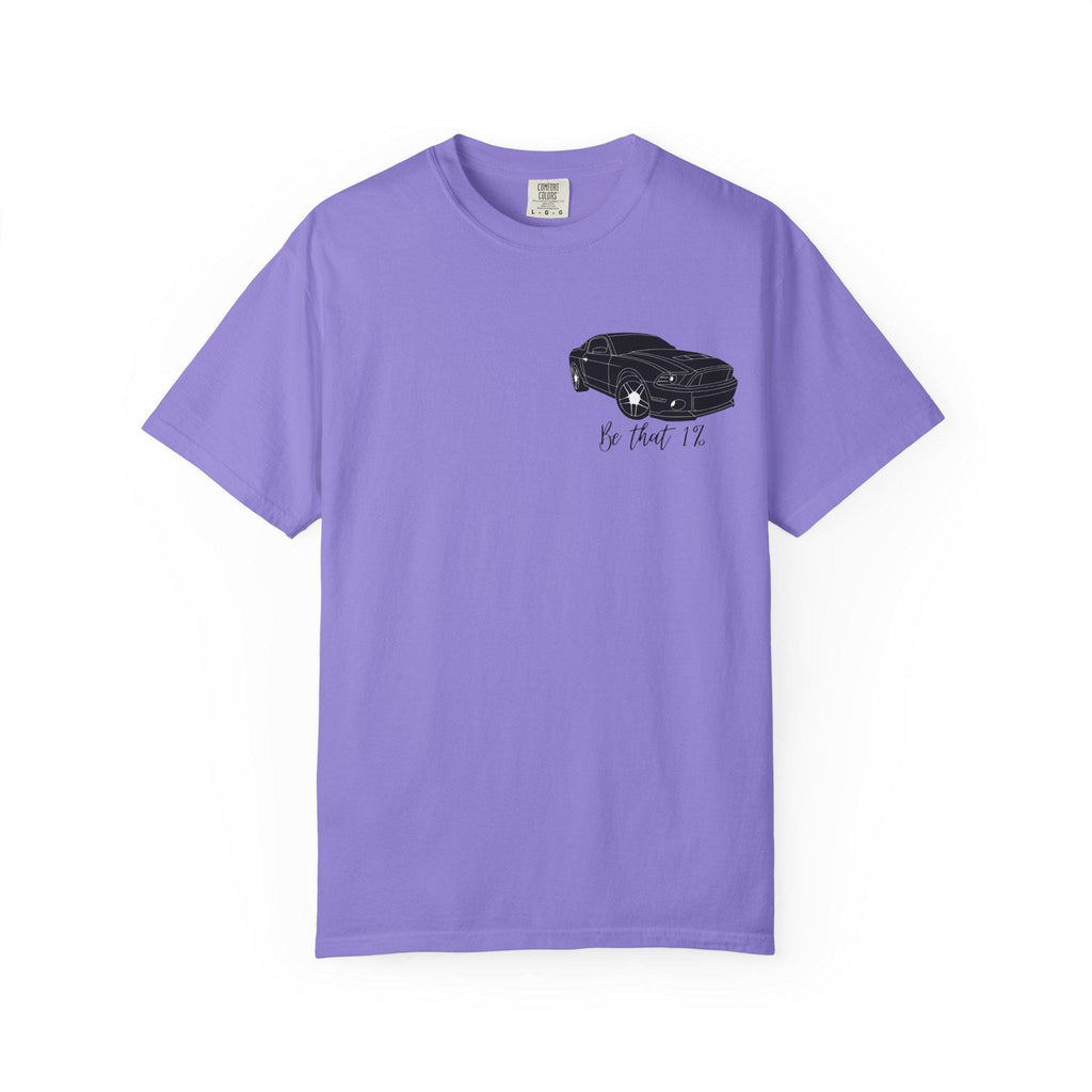 Vintage Muscle Car sketch T-Shirt | Small Front Pocket Graphic