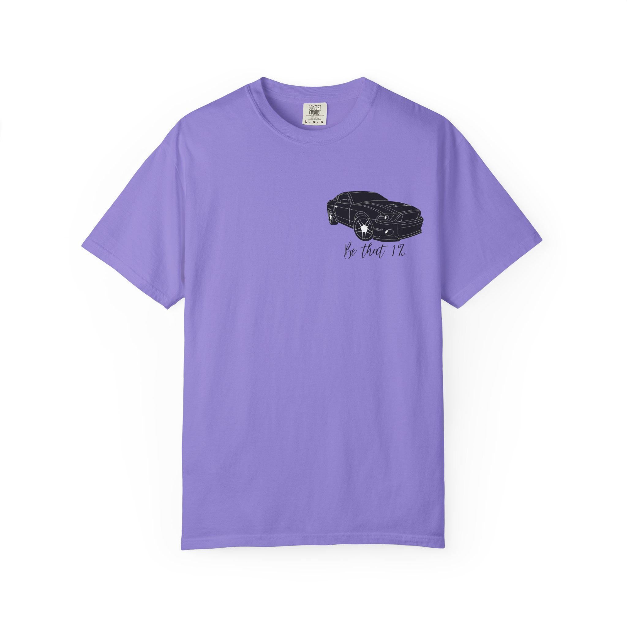 Vintage Muscle Car sketch T-Shirt | Small Front Pocket Graphic