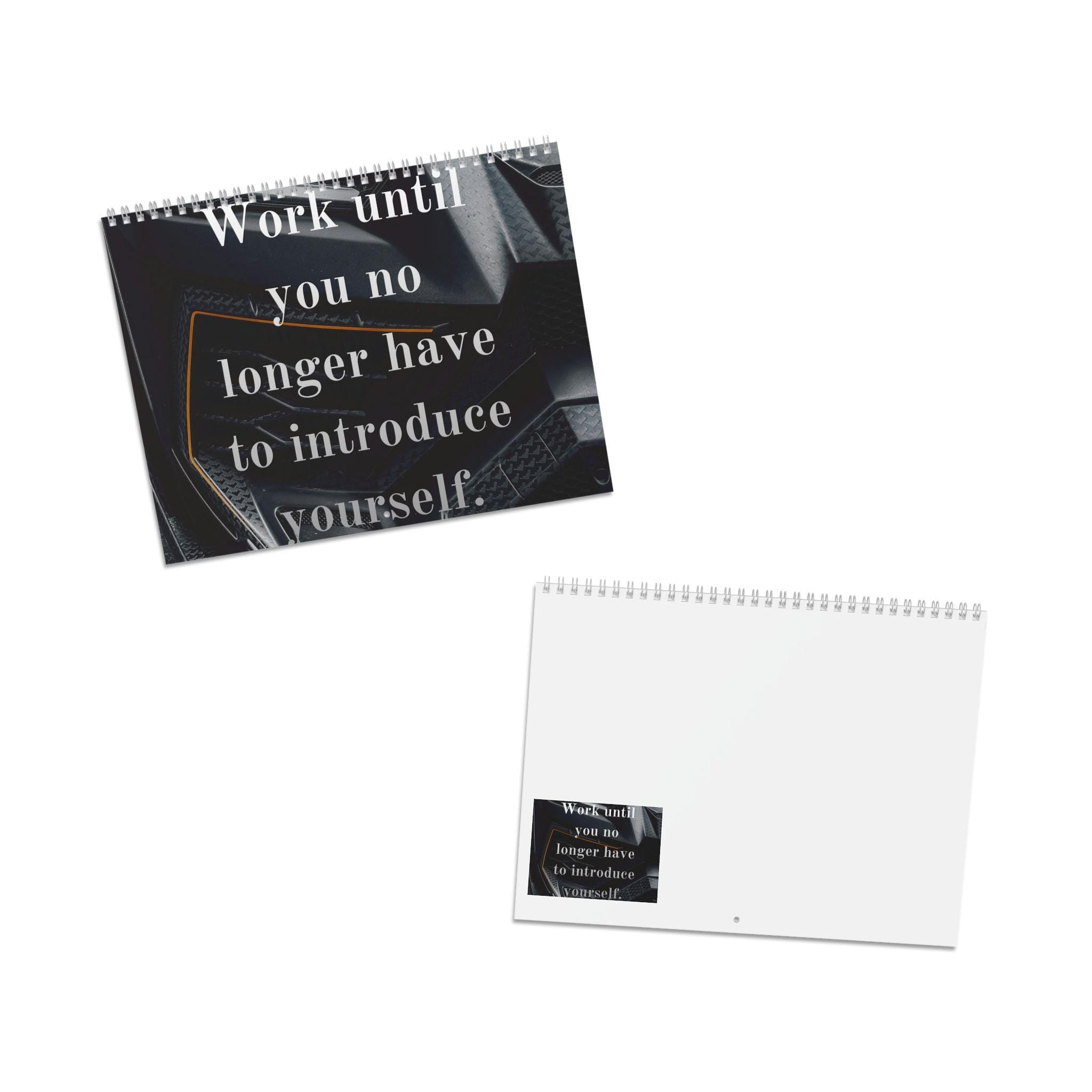 Motivational Luxury Car Photo Calendar 2026 | Wall Calendar
