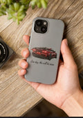 Red Sports Car illustration Tough Phone Case | 'One day, this will be mine'