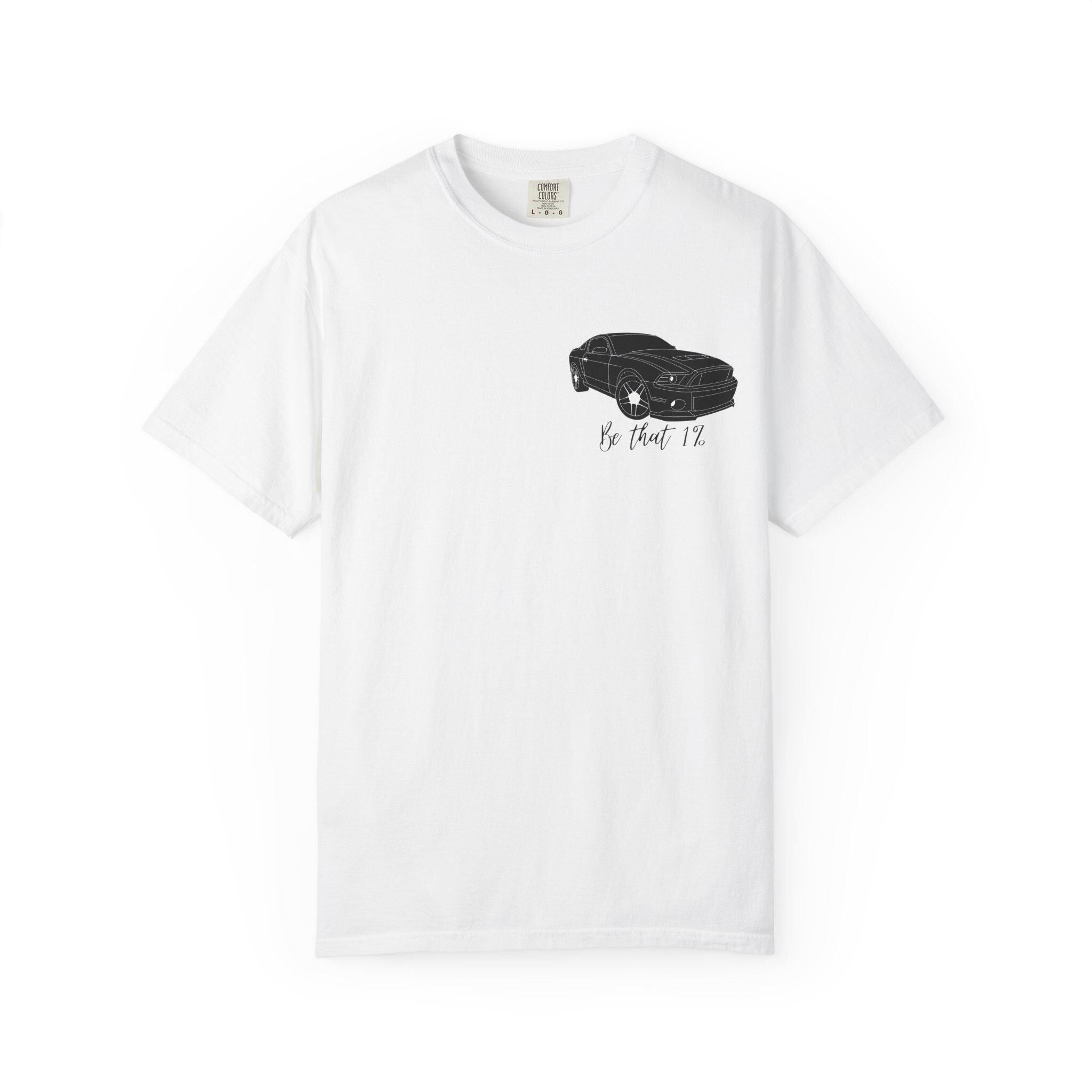 Vintage Muscle Car sketch T-Shirt | Small Front Pocket Graphic