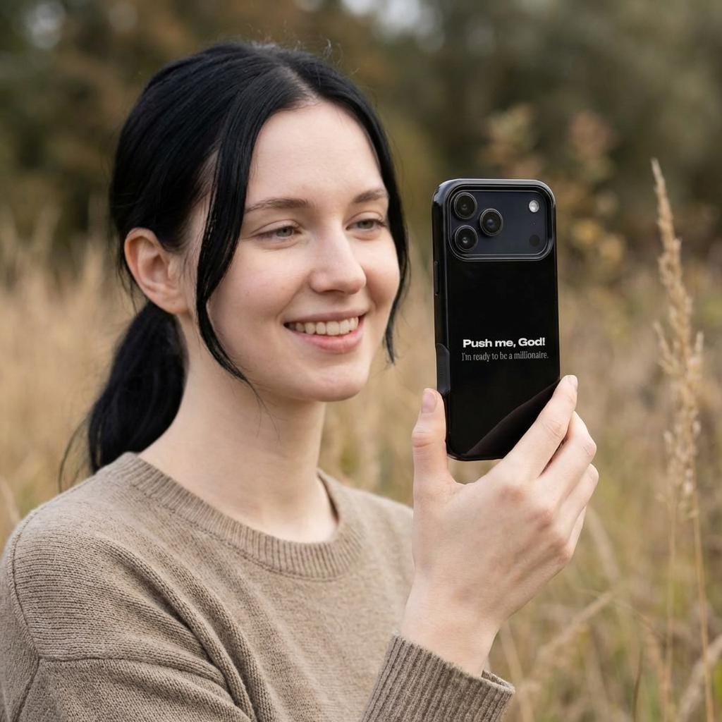 Motivational Scripture Phone Case | Dual-Layer Tough Cover, Glossy/Matte Finish