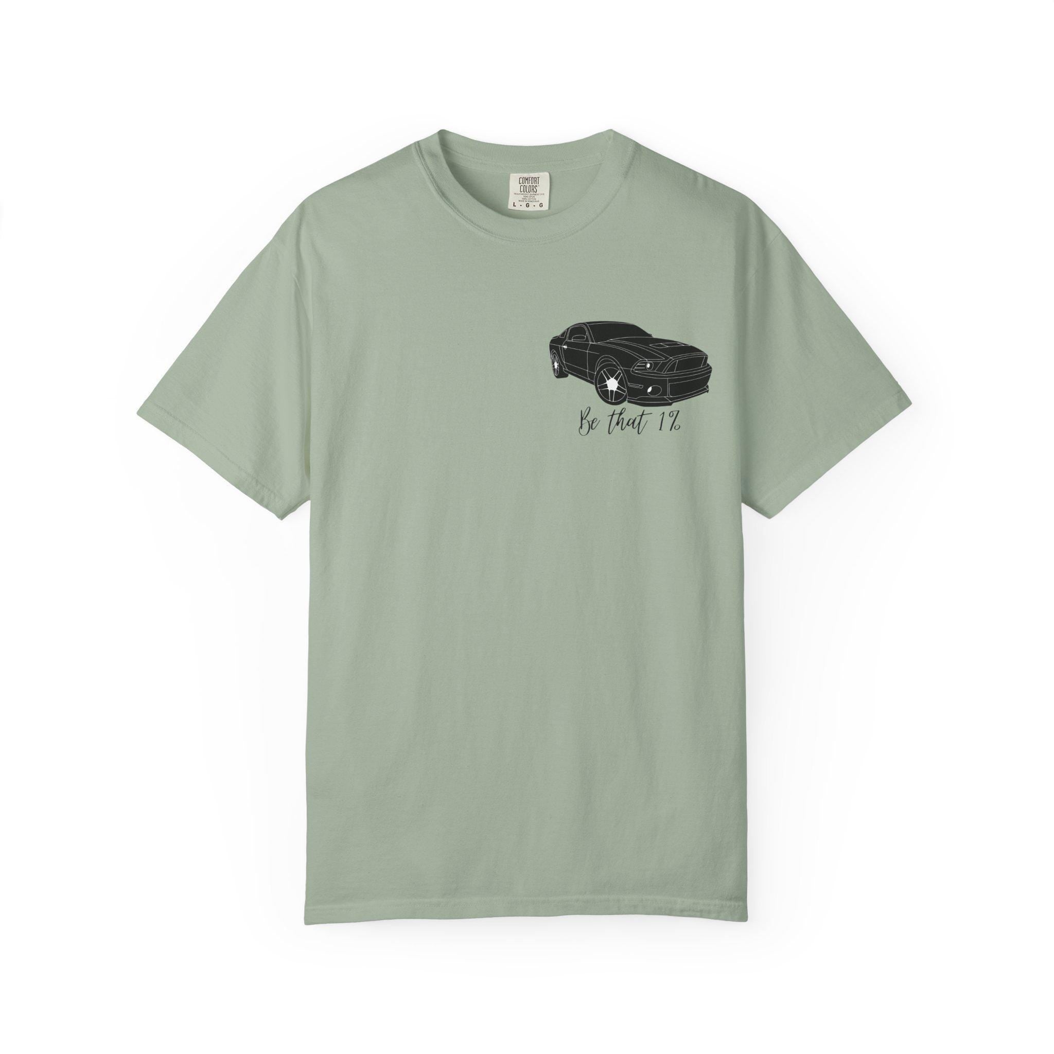 Vintage Muscle Car sketch T-Shirt | Small Front Pocket Graphic