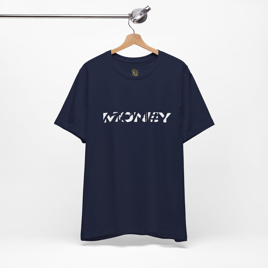 Money stencil logo Tee | Black graphic shirt