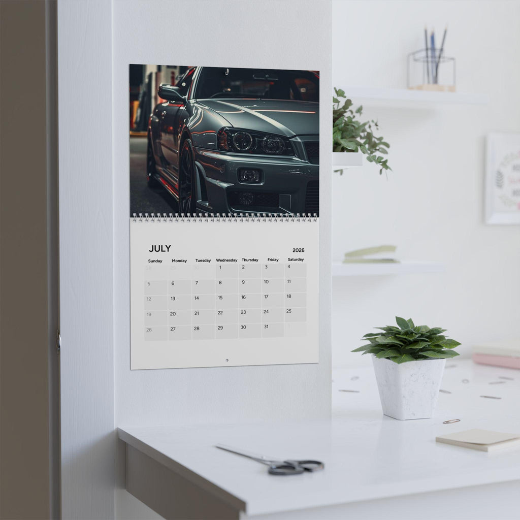 Motivational Luxury Car Photo Calendar 2026 | Wall Calendar